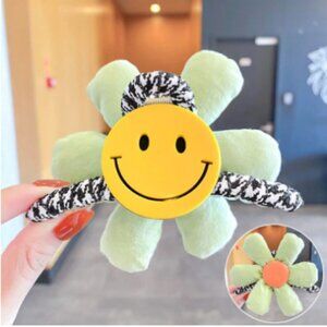 NEW Daisy Wildflower Smiley Large Hair Claw Clip